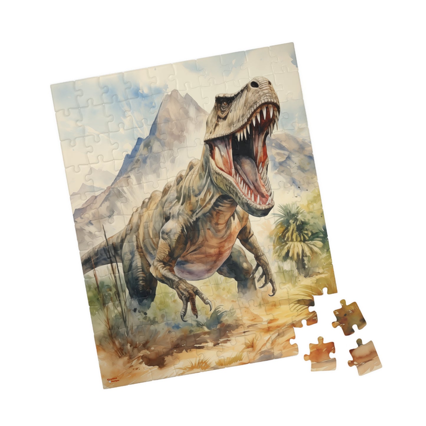 T-Rex Roar Puzzle (110, 252, 520, 1014-piece) Dinosaurs Jurassic Monsters Jig Saw Games Teenager Adults Boys Kids Family Fun Together