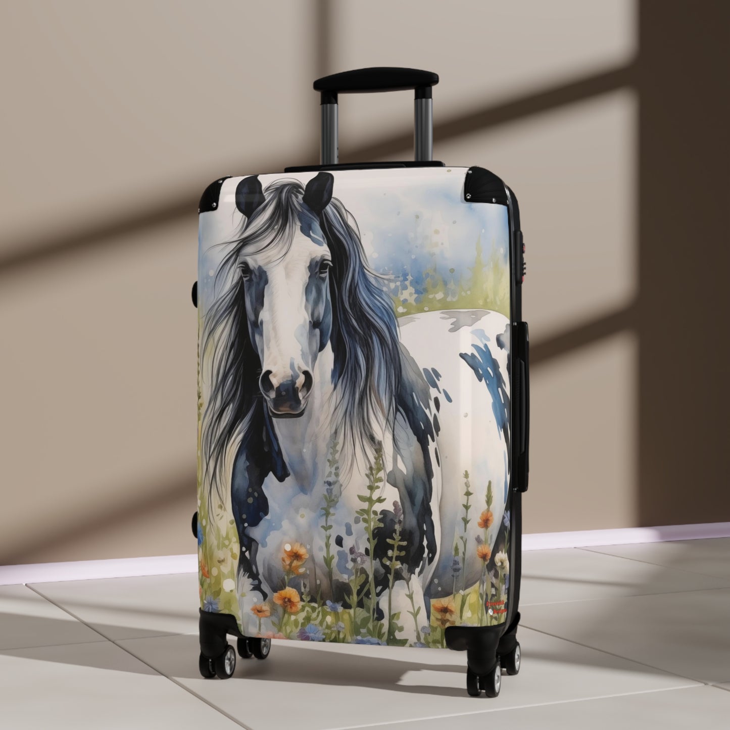 American Paint Horse Suitcase #1 | Quarter Horses Bag Duffle Travel Gear Equestrienne Jockey Cowgirl Cowboy Equine Animal Lover