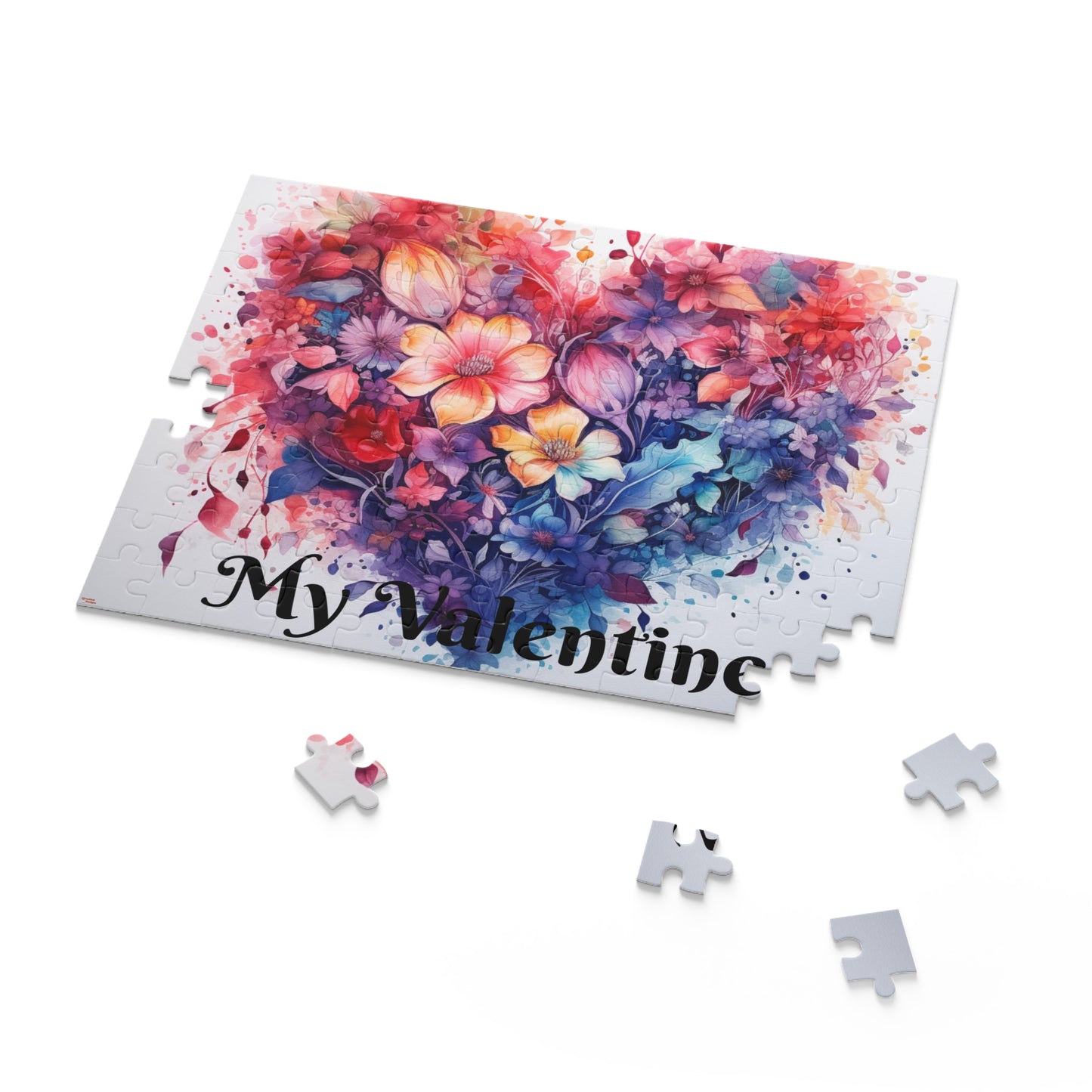 My Valentine Puzzle (120, 252, 500-Piece) Wife Girlfriend Sweetheart Love Lover Spouse Soulmate Mate February 14 Fun Games Jig Saw Challenge