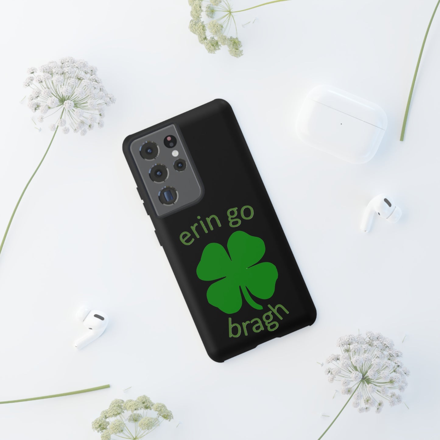 Firechick Designs "Erin go Bragh" Samsung Google iPhone Tough Cases Irish Gift