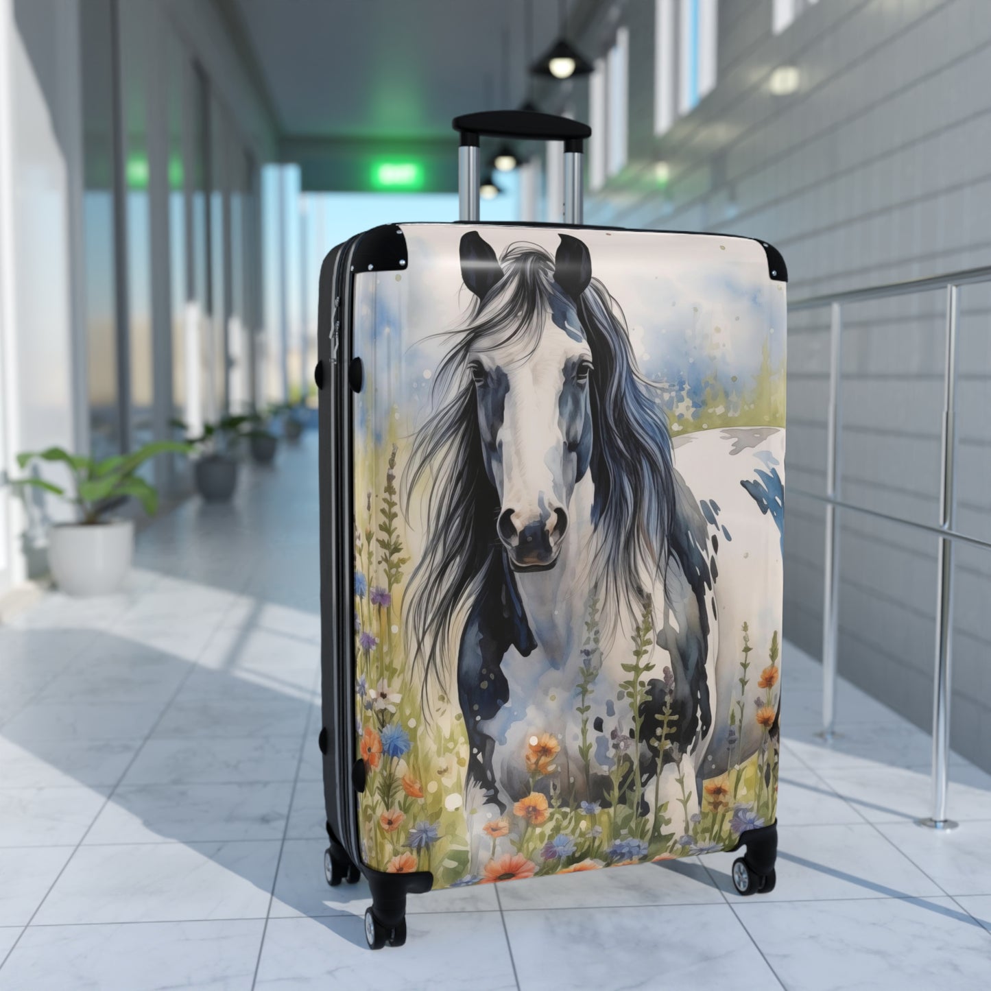 American Paint Horse Suitcase #1 | Quarter Horses Bag Duffle Travel Gear Equestrienne Jockey Cowgirl Cowboy Equine Animal Lover