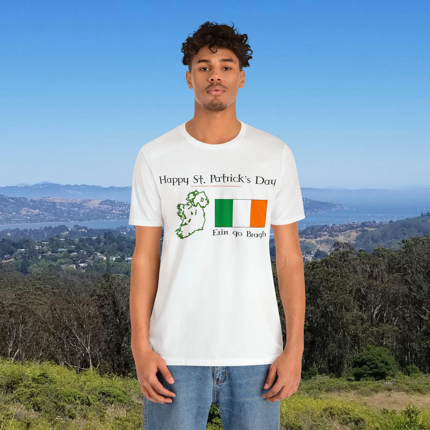 Happy St Patrick's Day Unisex Jersey Short Sleeve Tee Irish T-shirt Ireland Erin Go Bragh