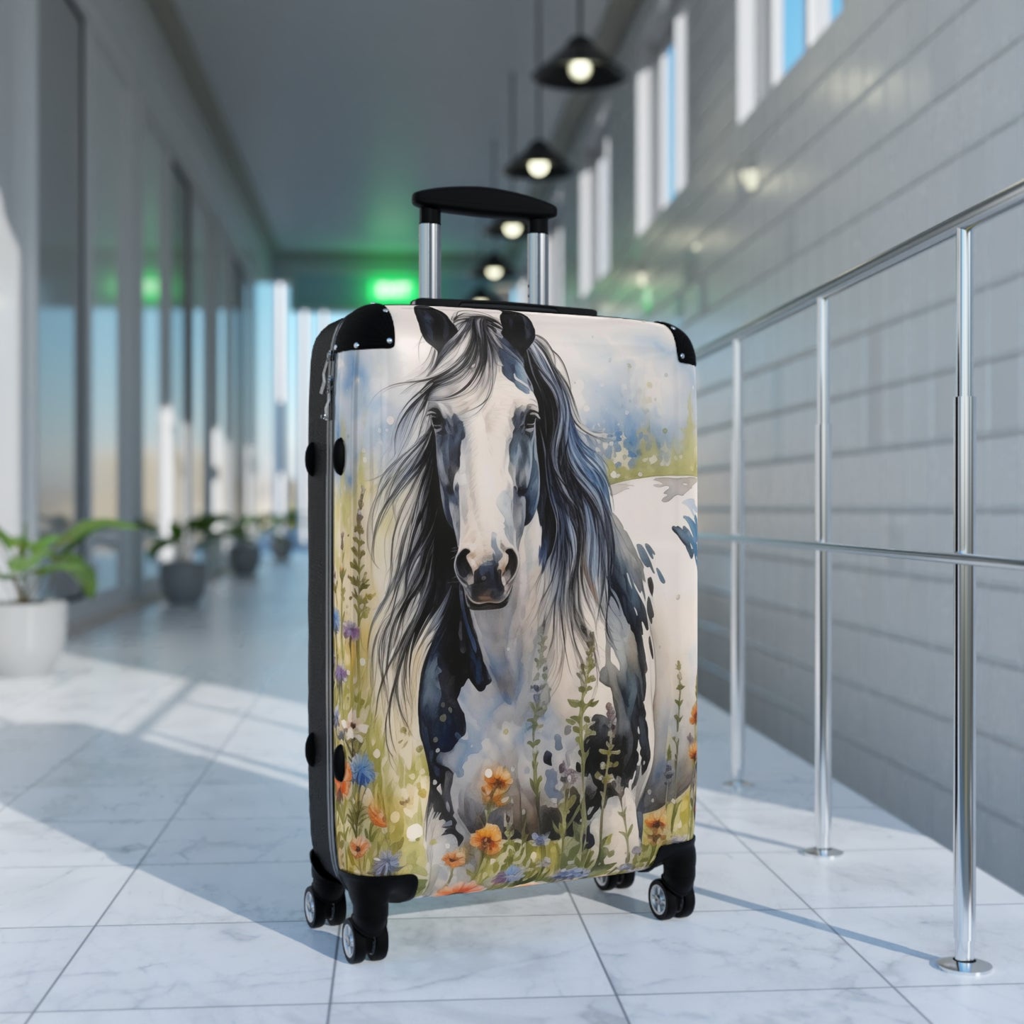 American Paint Horse Suitcase #1 | Quarter Horses Bag Duffle Travel Gear Equestrienne Jockey Cowgirl Cowboy Equine Animal Lover