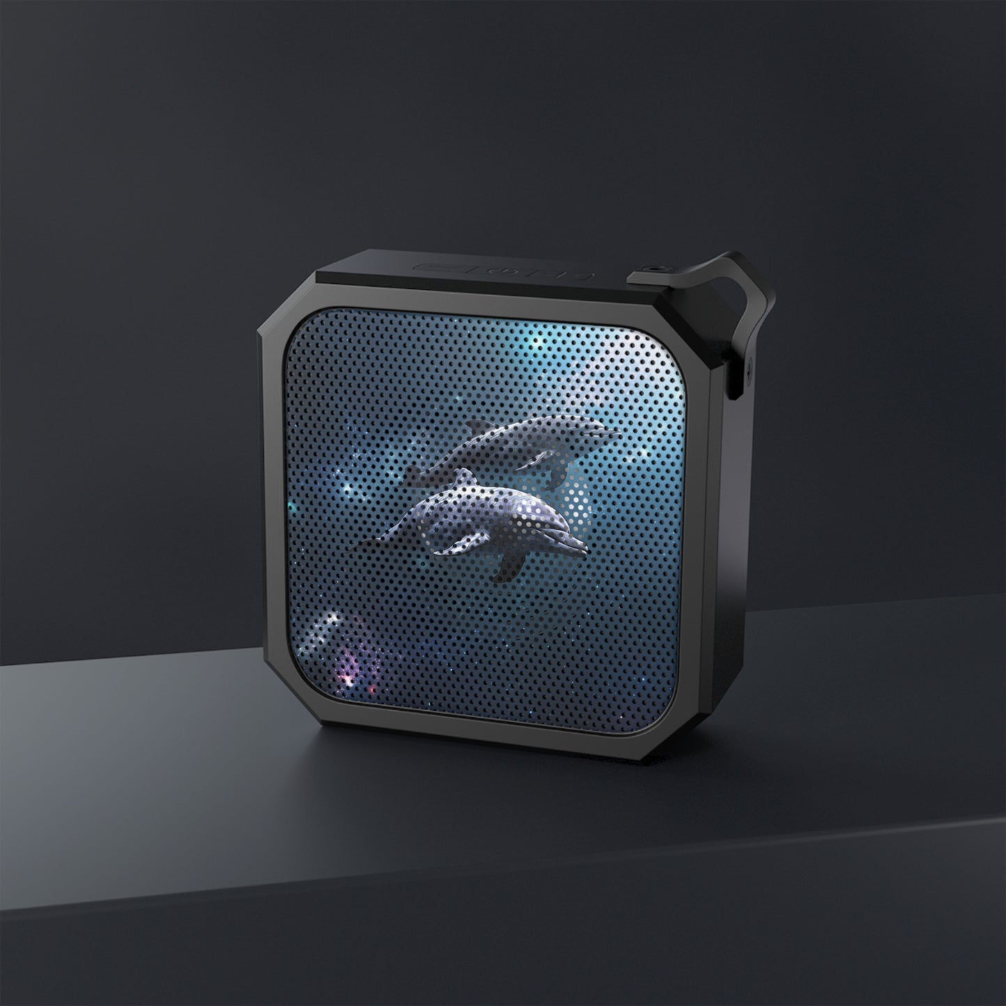 Dolphins in Space Blackwater Outdoor Bluetooth Speaker