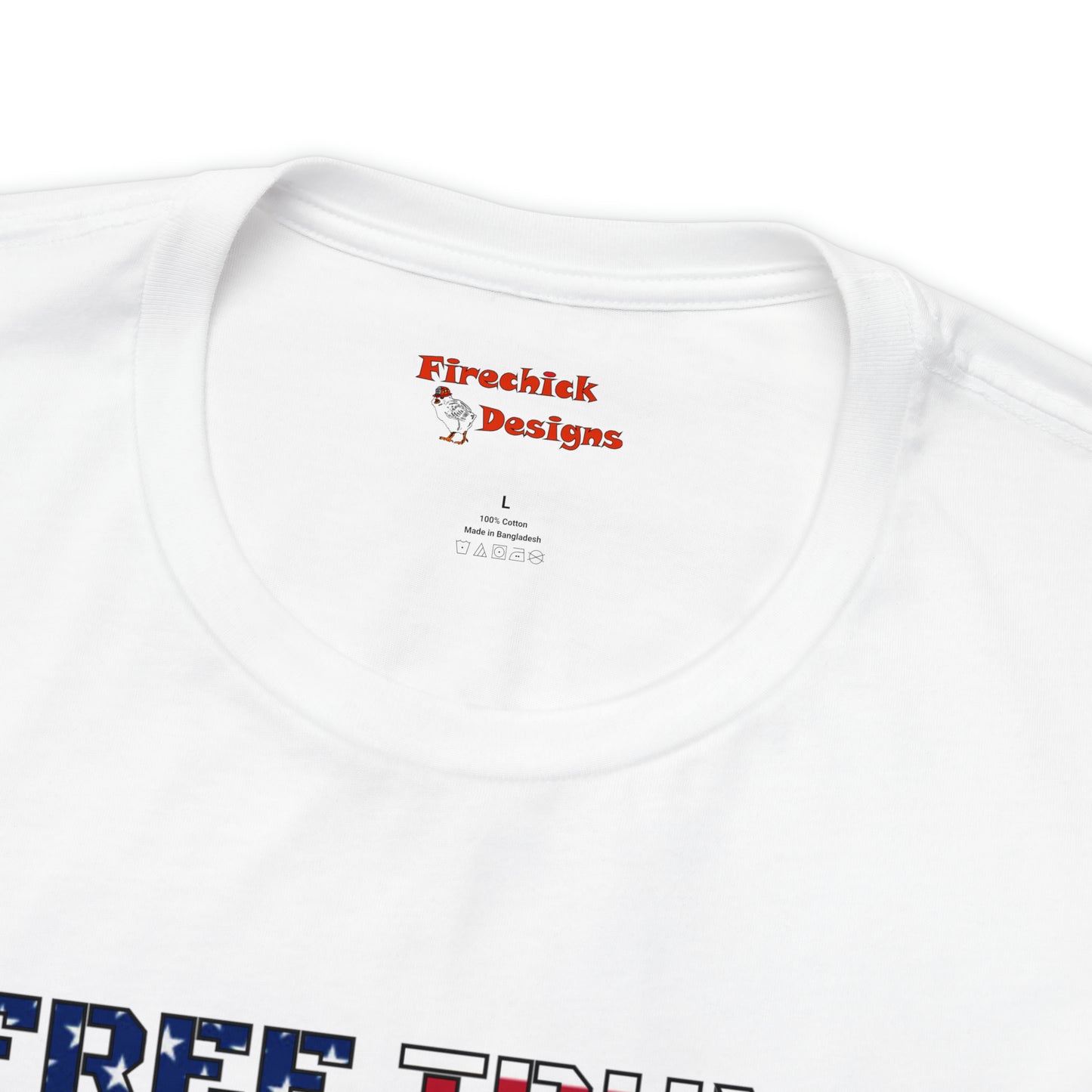 Free Trump Free America Unisex Jersey Short Sleeve Tee | MAGA America First POTUS 45 Donald American Freedom Save USA Republican 2024