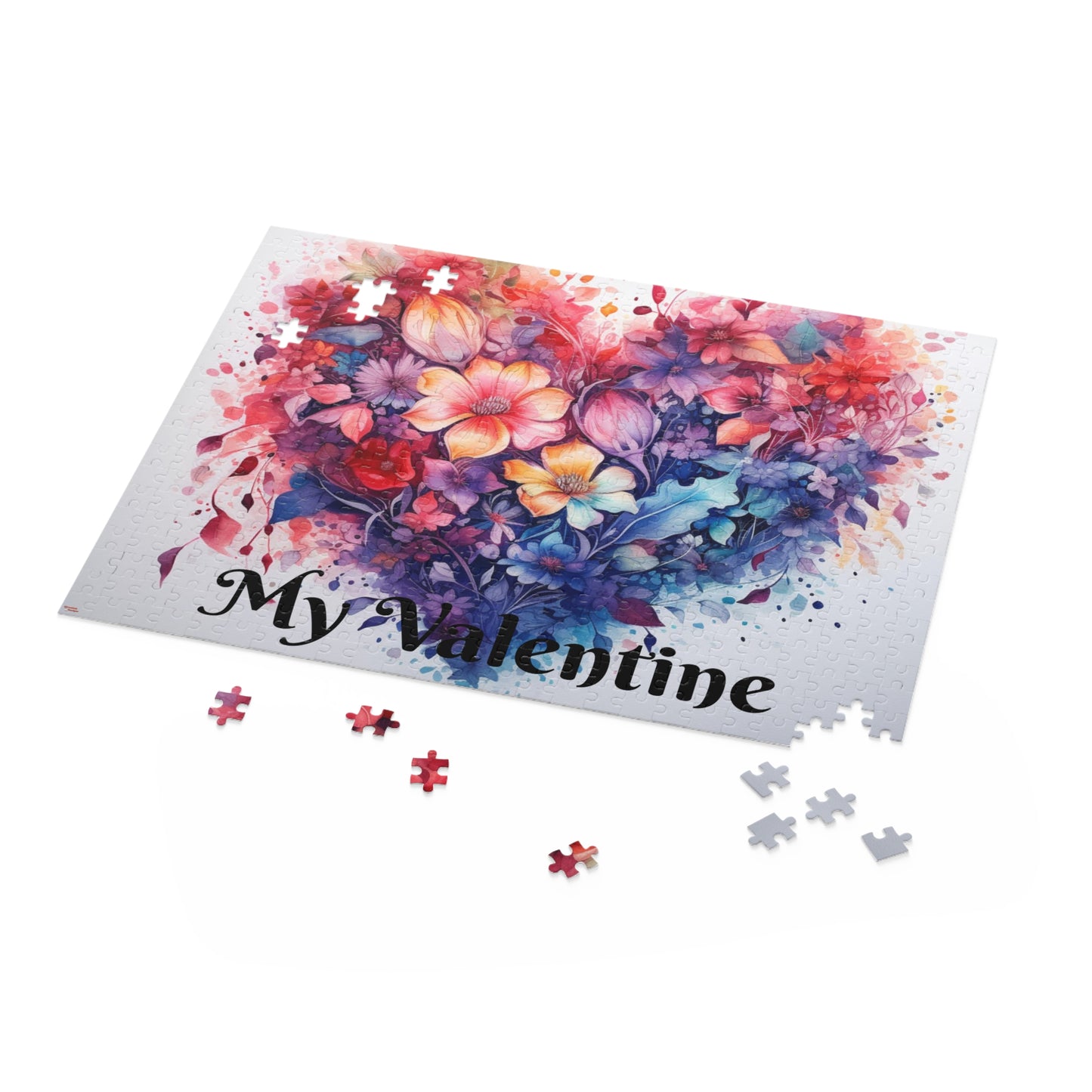 My Valentine Puzzle (120, 252, 500-Piece) Wife Girlfriend Sweetheart Love Lover Spouse Soulmate Mate February 14 Fun Games Jig Saw Challenge