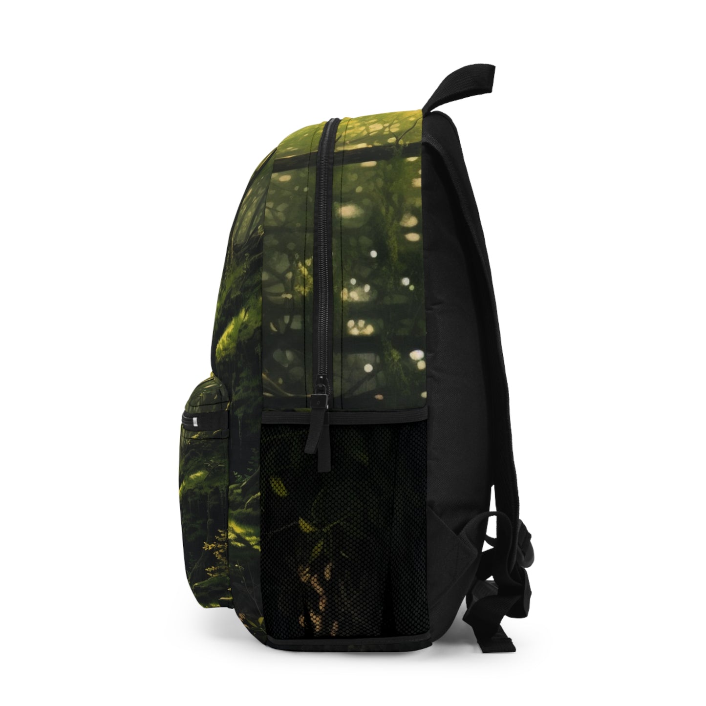 God's Country Backpack | Wilderness Paradise Deer Buck Stag Stream Forest Woods Creek Nature Animals Waterfall Natural Wonder