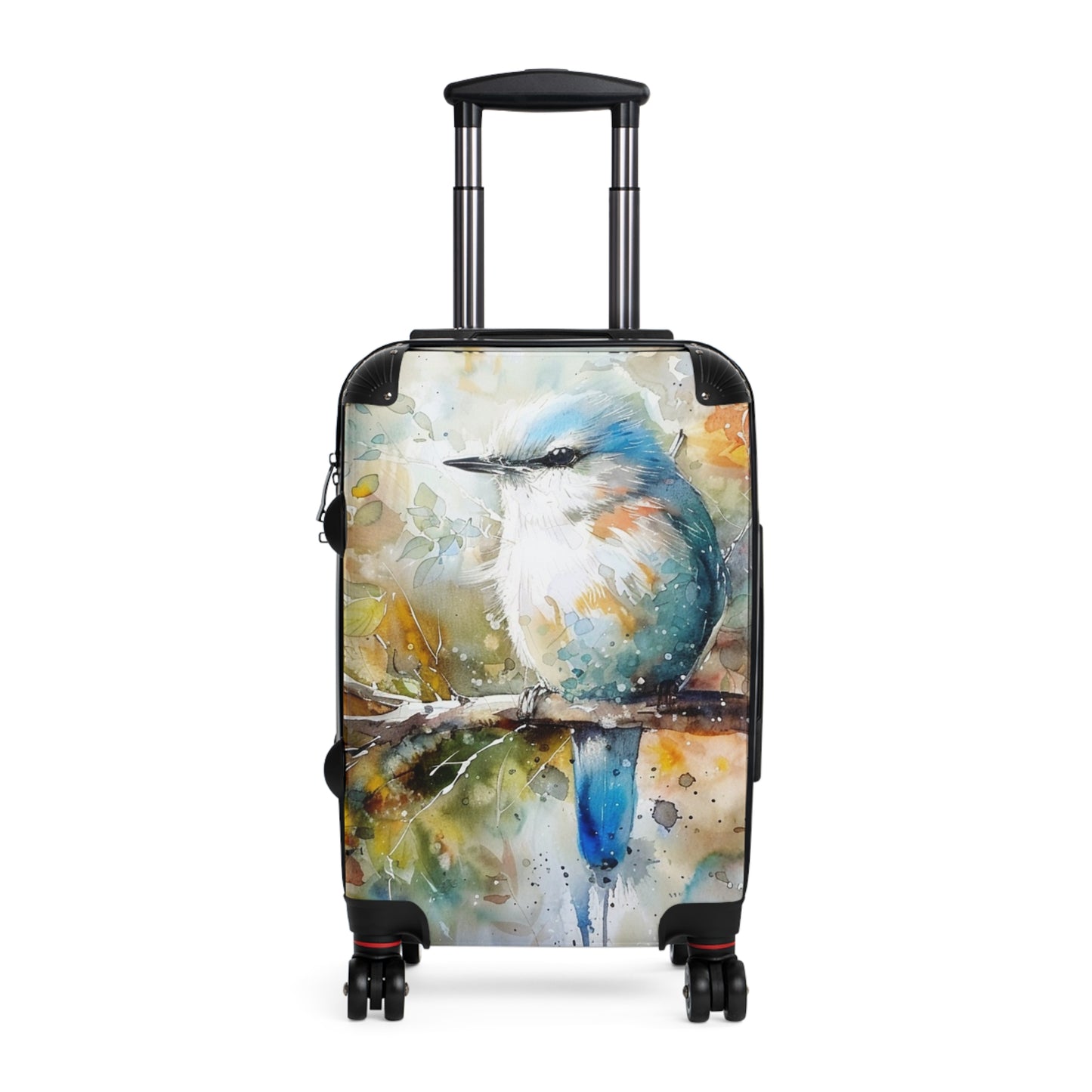 Western Bluebird Suitcase | Wildlife luggage Bird Duffle Travel Bag Carryon Nature Watercolor Animals Beauty Traveling Baggage Gear