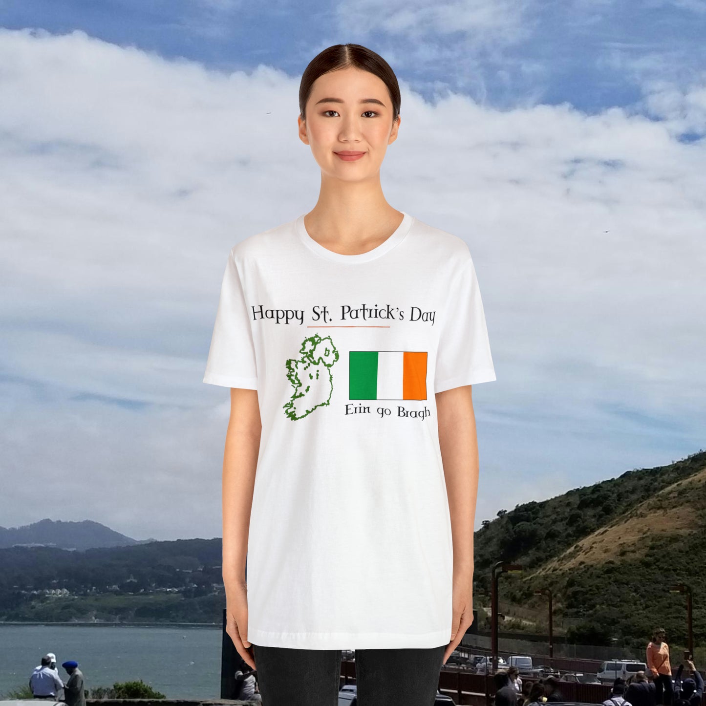 Happy St Patrick's Day Unisex Jersey Short Sleeve Tee Irish T-shirt Ireland Erin Go Bragh