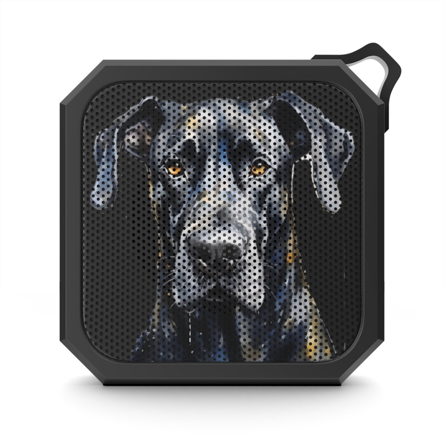 Great Dane Bluetooth 5.0 Speaker, Up to 12 Hours of Playtime, Portable Wireless Speaker with Dual Equalizer, Built-in Microphone, AUX Input, for Home, Outdoor, Party (Black)