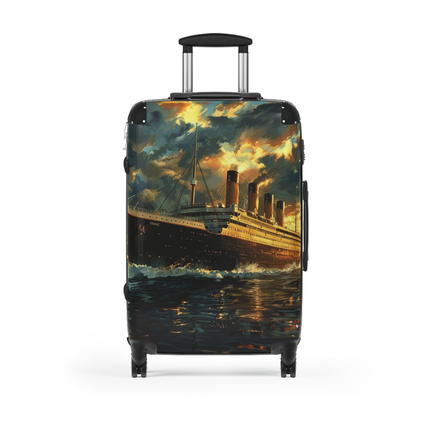 RMS Titanic Sunset Suitcase | Luggage Bag Carry-on Ocean Liner White Star Line Cunard Queen Mary Traveler Beautiful Scene