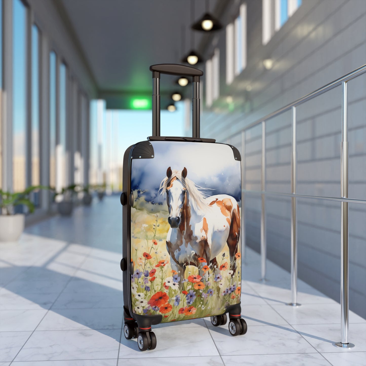 American Paint Horse Suitcase #1 | Quarter Horses Bag Duffle Travel Gear Equestrienne Jockey Cowgirl Cowboy Equine Animal Lover