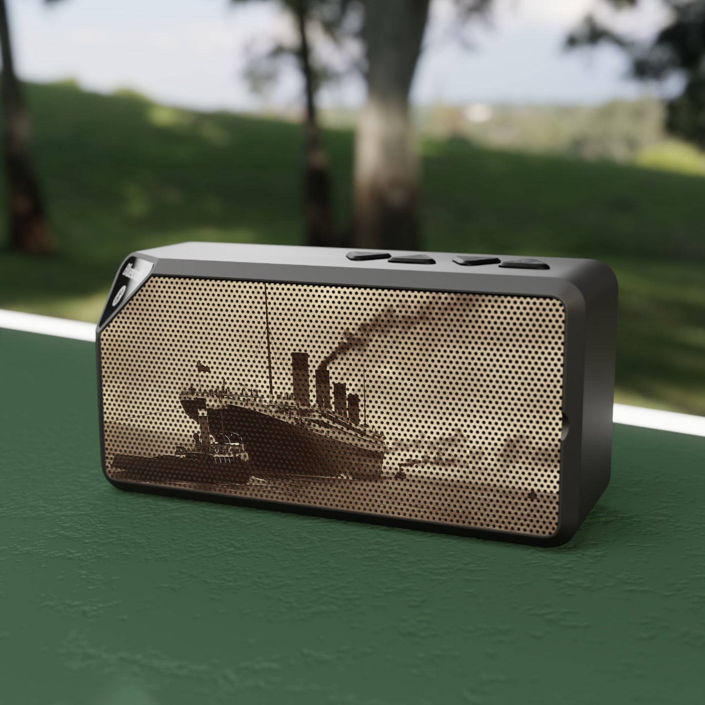 Jabba Bluetooth Speaker with Titanic Design, Watercolor or Historical Photo, 2 Variations