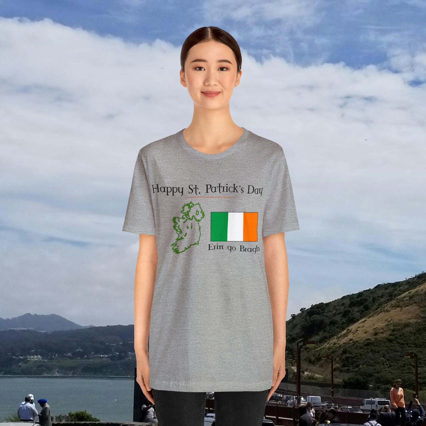 Happy St Patrick's Day Unisex Jersey Short Sleeve Tee Irish T-shirt Ireland Erin Go Bragh