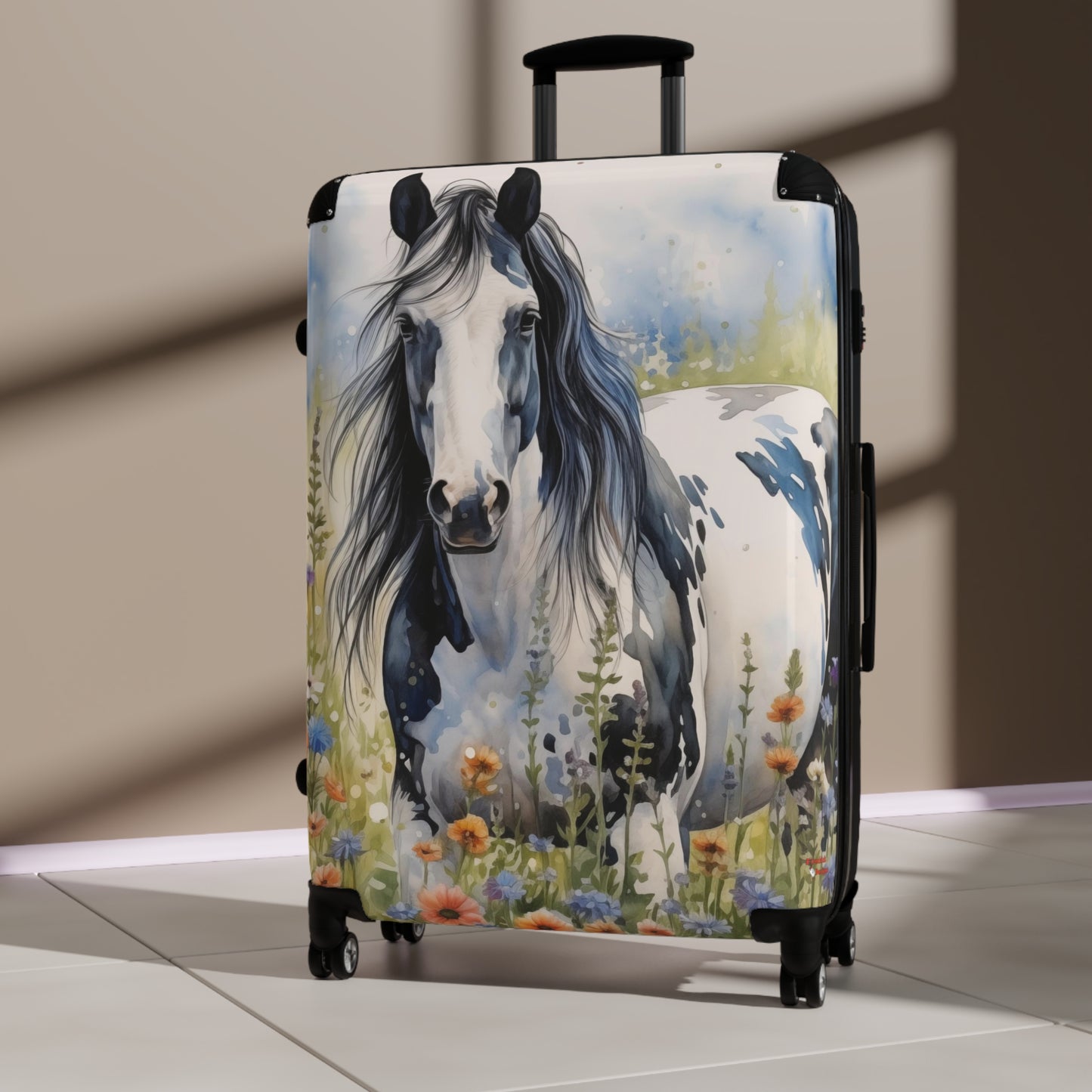 American Paint Horse Suitcase #1 | Quarter Horses Bag Duffle Travel Gear Equestrienne Jockey Cowgirl Cowboy Equine Animal Lover