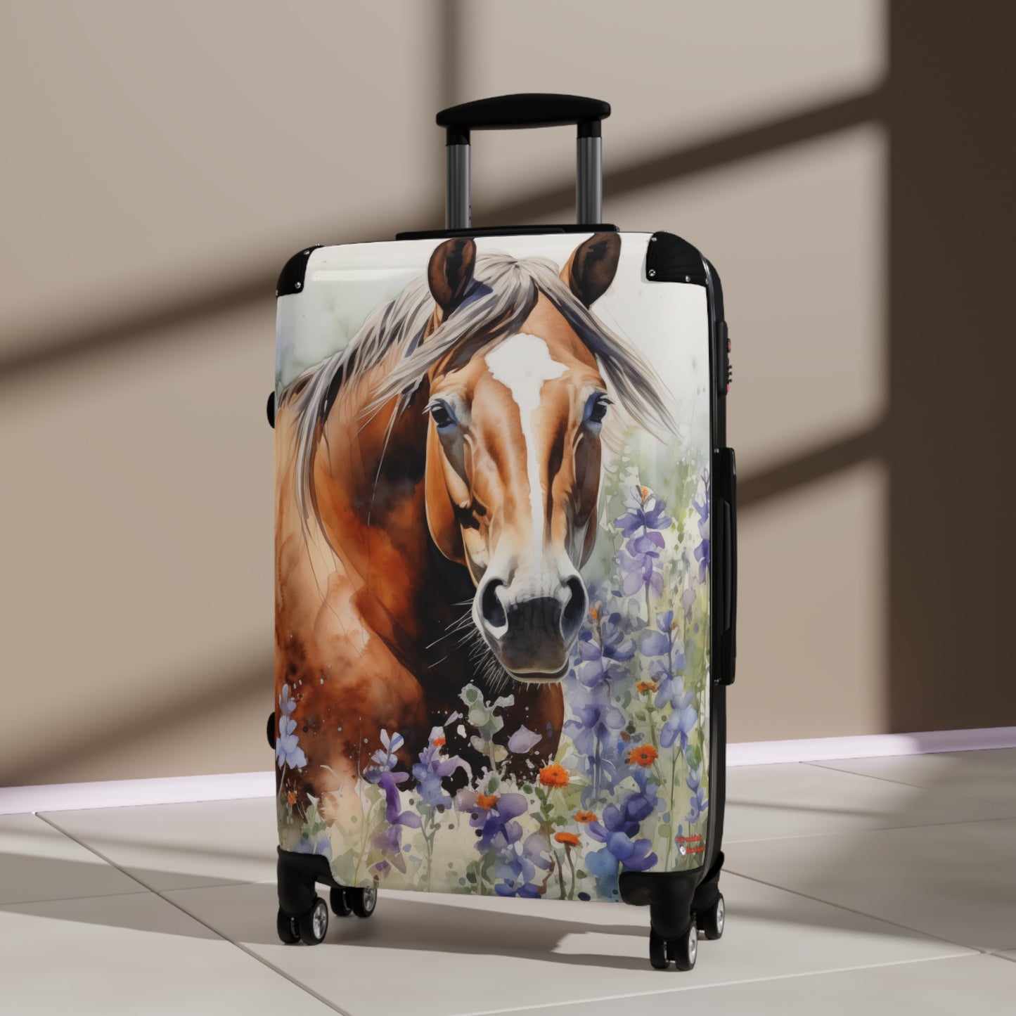 American Quarter Horse Suitcase | Quarter Horses Bag Duffle Travel Gear Equestrienne Jockey Cowgirl Cowboy Equine Animal Lover