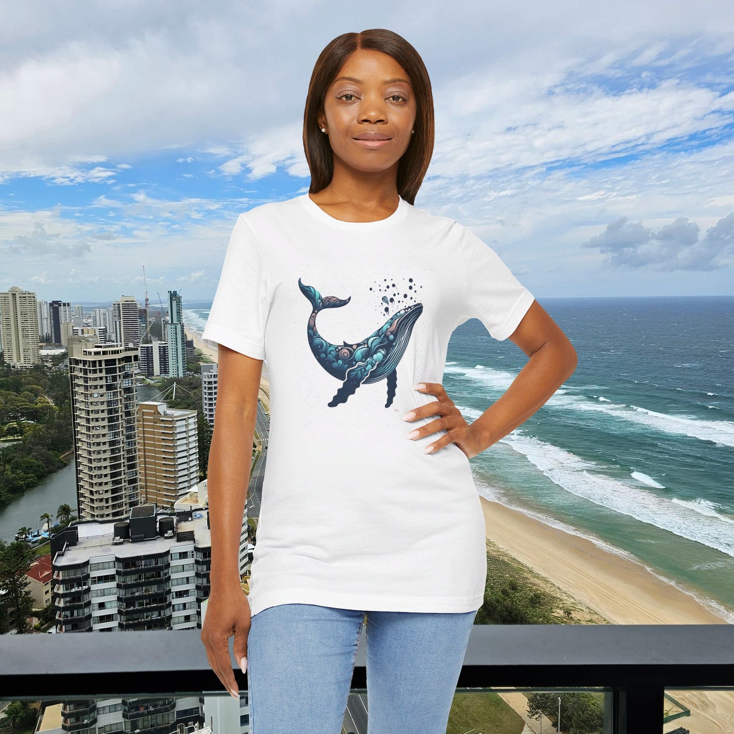 Humpback Whale Unisex Jersey Short Sleeve Tee