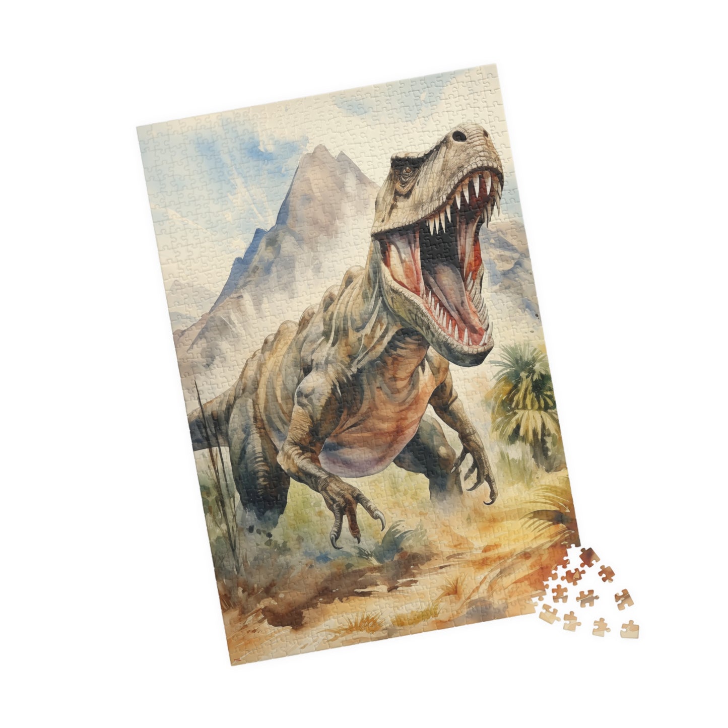 T-Rex Roar Puzzle (110, 252, 520, 1014-piece) Dinosaurs Jurassic Monsters Jig Saw Games Teenager Adults Boys Kids Family Fun Together