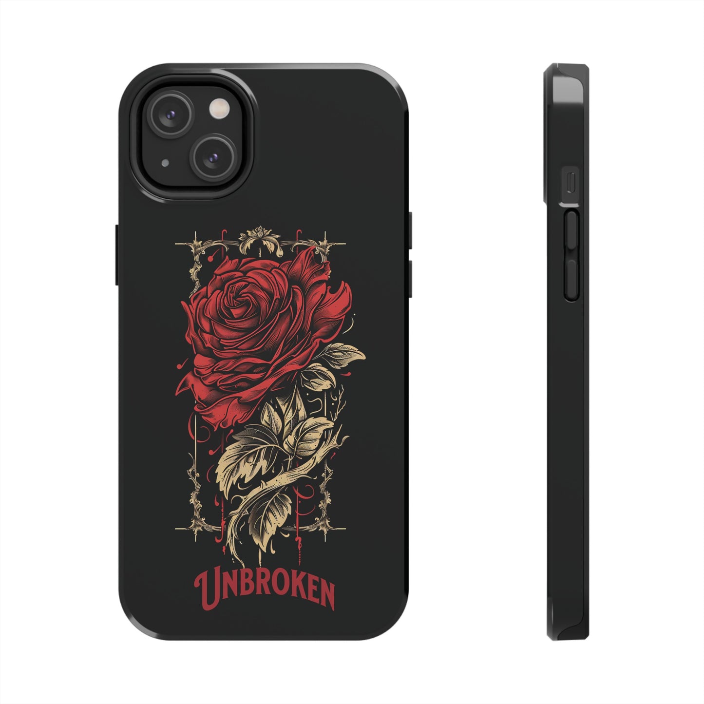 Vintage Rose Unbroken iPhone Cases, Lightweight, Impact Resistant, Available for iPhone 14/14 Pro/14 Plus/14 Pro Max