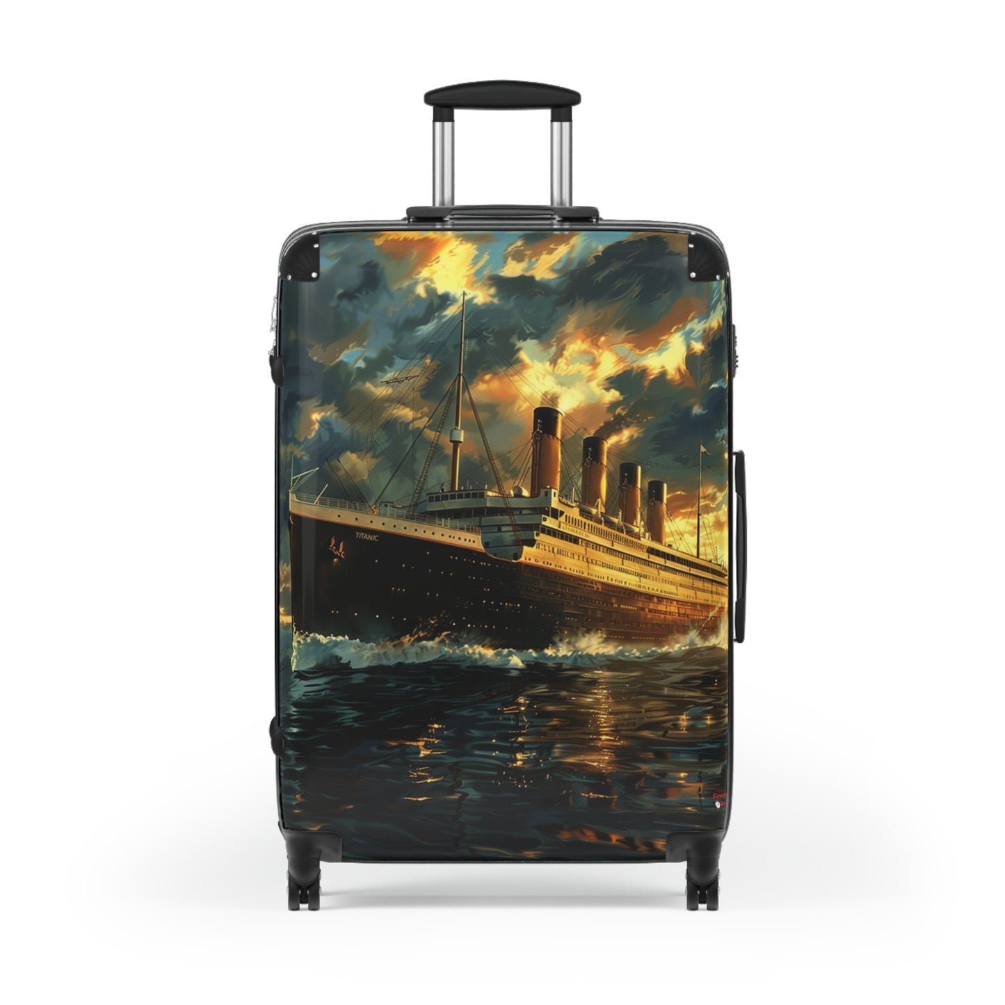 RMS Titanic Sunset Suitcase | Luggage Bag Carry-on Ocean Liner White Star Line Cunard Queen Mary Traveler Beautiful Scene