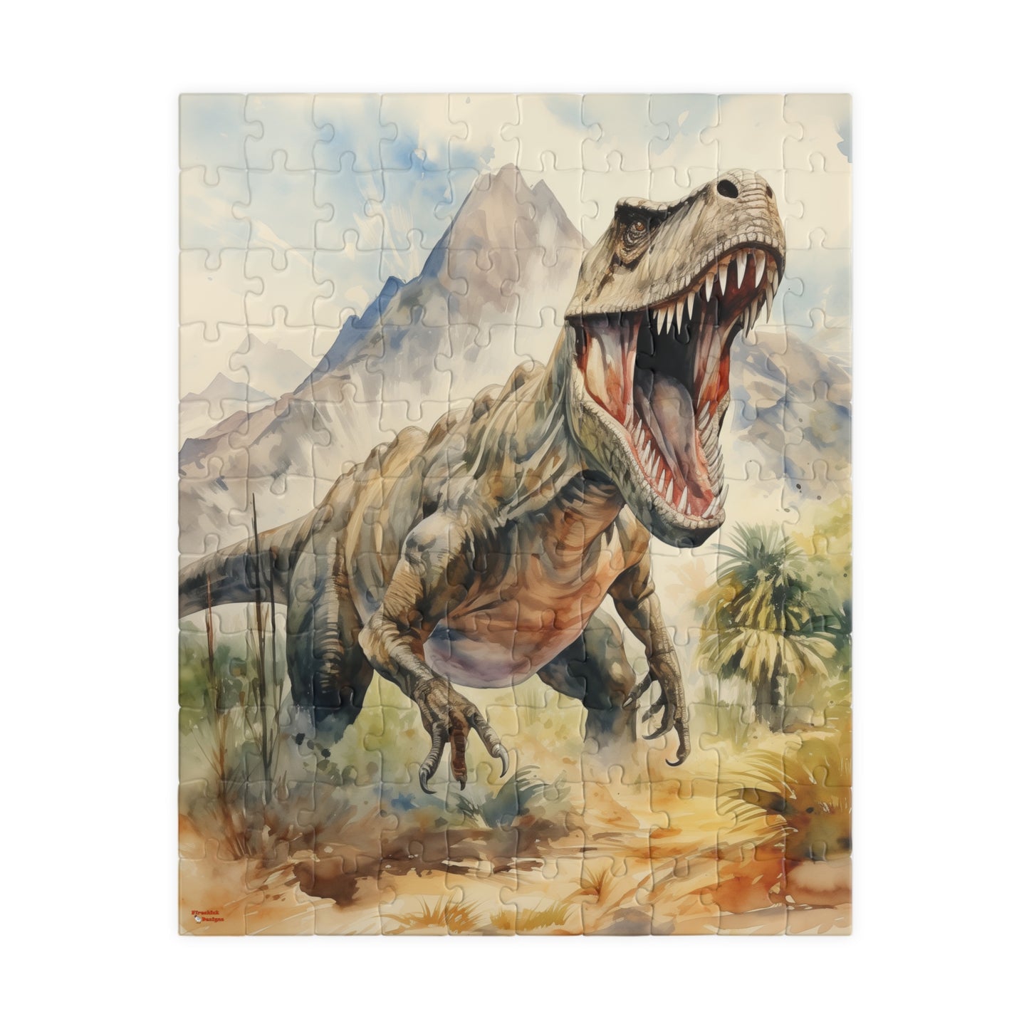 T-Rex Roar Puzzle (110, 252, 520, 1014-piece) Dinosaurs Jurassic Monsters Jig Saw Games Teenager Adults Boys Kids Family Fun Together