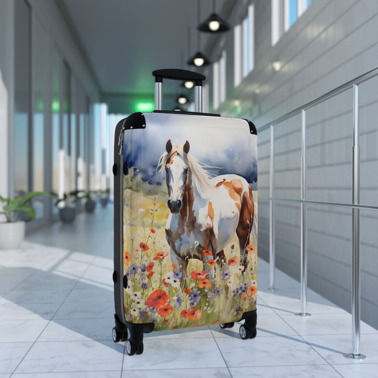 American Paint Horse Suitcase #1 | Quarter Horses Bag Duffle Travel Gear Equestrienne Jockey Cowgirl Cowboy Equine Animal Lover