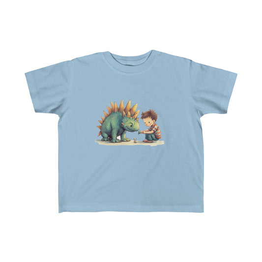 My Dinosaur Friend Toddler's Fine Jersey Tee | Spinosaurus Dinosaurs Dino Boys Best Four-legged Friend Monster Lizard Big Dog Animals Pet