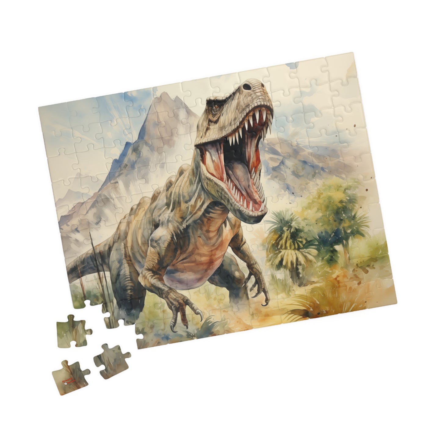 T-Rex Roar Puzzle (110, 252, 520, 1014-piece) Dinosaurs Jurassic Monsters Jig Saw Games Teenager Adults Boys Kids Family Fun Together