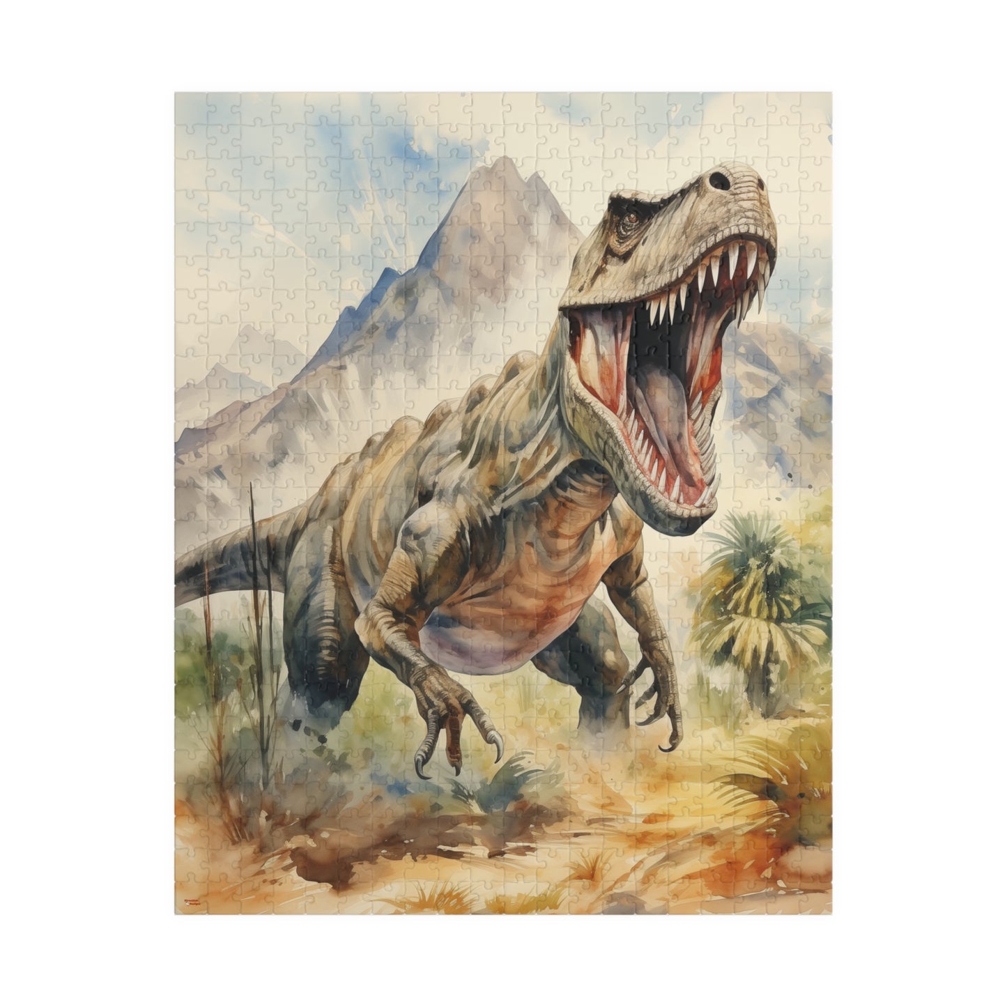 T-Rex Roar Puzzle (110, 252, 520, 1014-piece) Dinosaurs Jurassic Monsters Jig Saw Games Teenager Adults Boys Kids Family Fun Together