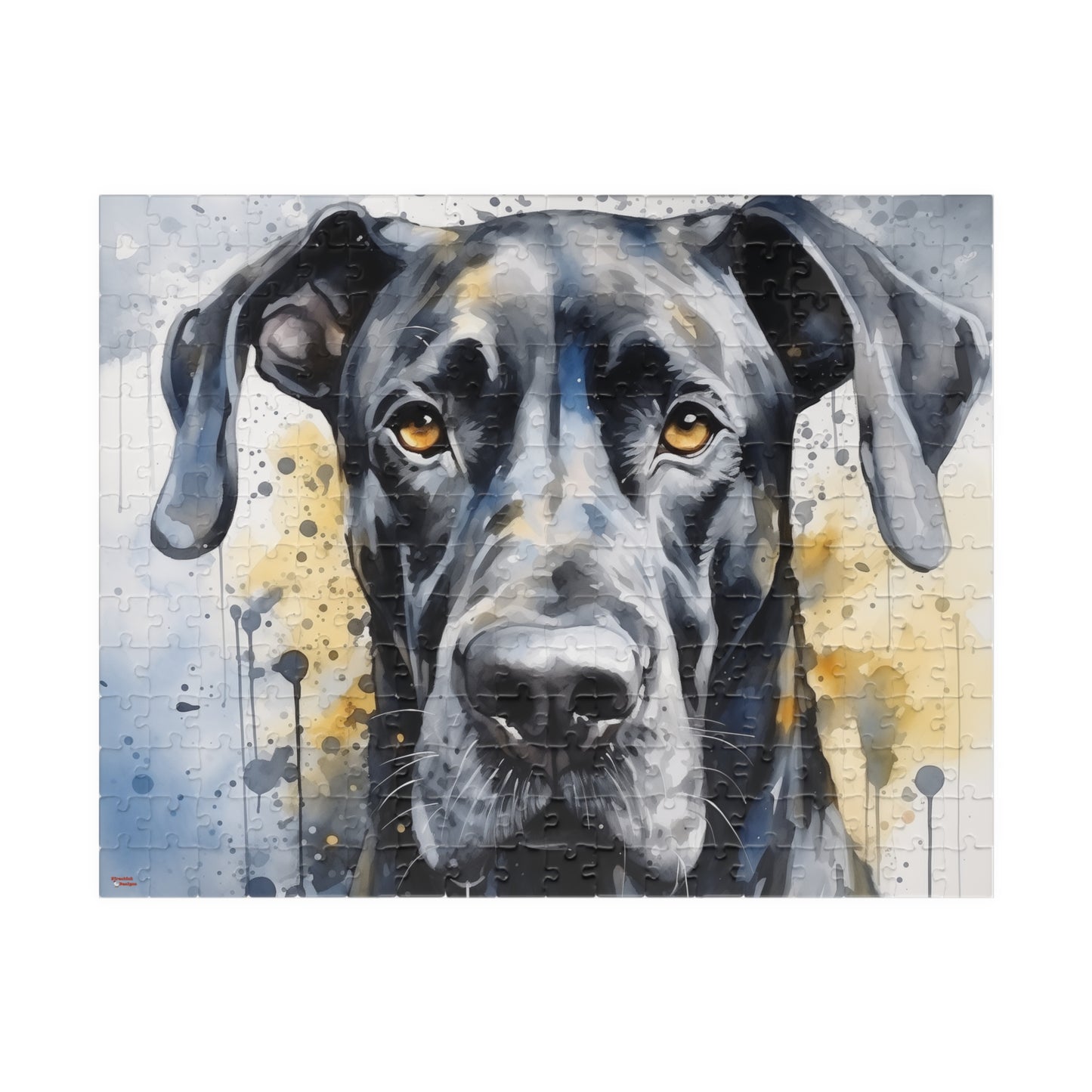 Great Dane Puzzle (110, 252, 520, 1014-piece) Family Pet German Mastiff Boarhound Gentle Giant Canine K9 Animal Lover Jig Saw 1000 piece