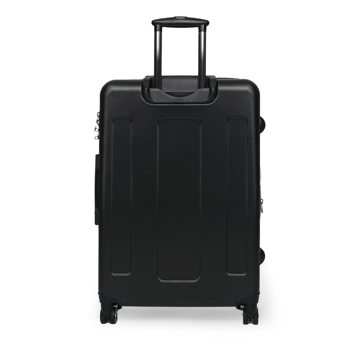 Unbroken Rose Design Hard-Shell Suitcases, Telescopic Handle, 360° Wheels, Locks, Carry-On, Medium, Large