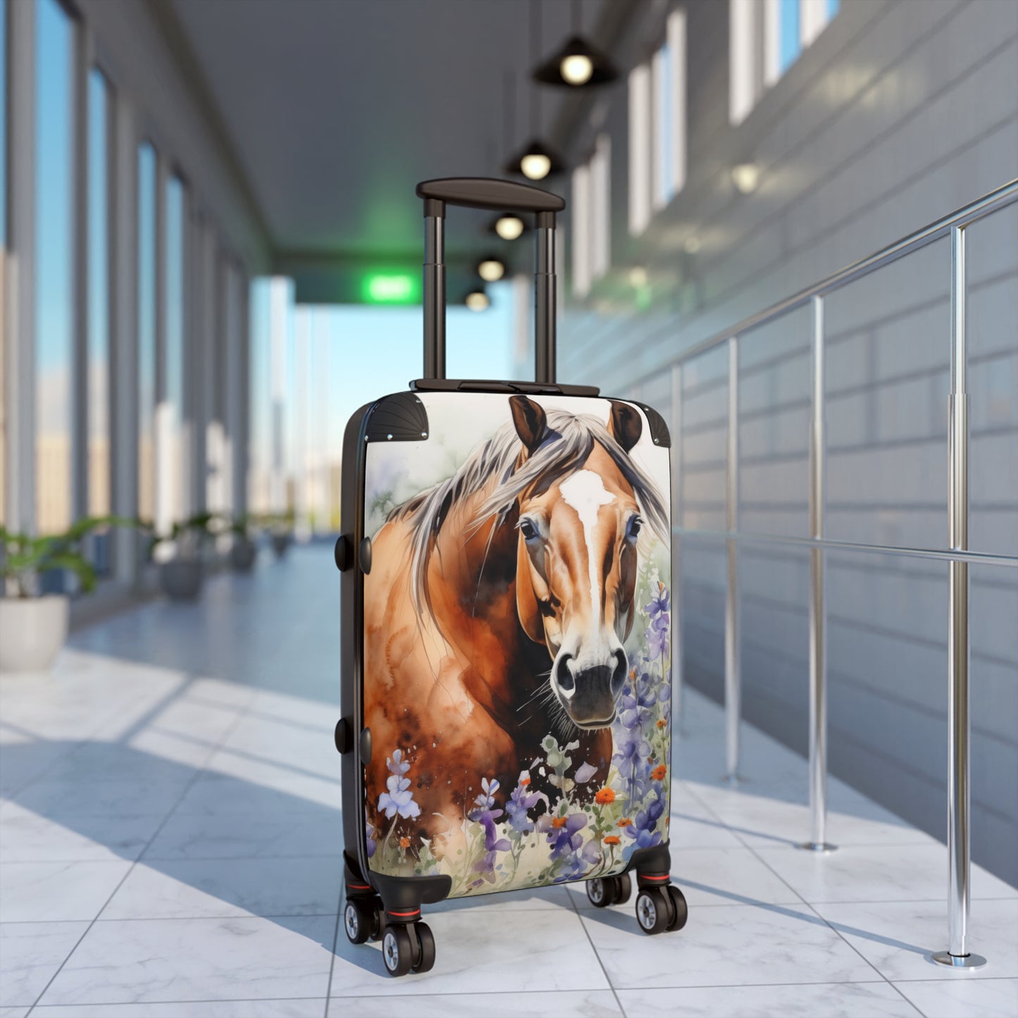 American Quarter Horse Suitcase | Quarter Horses Bag Duffle Travel Gear Equestrienne Jockey Cowgirl Cowboy Equine Animal Lover