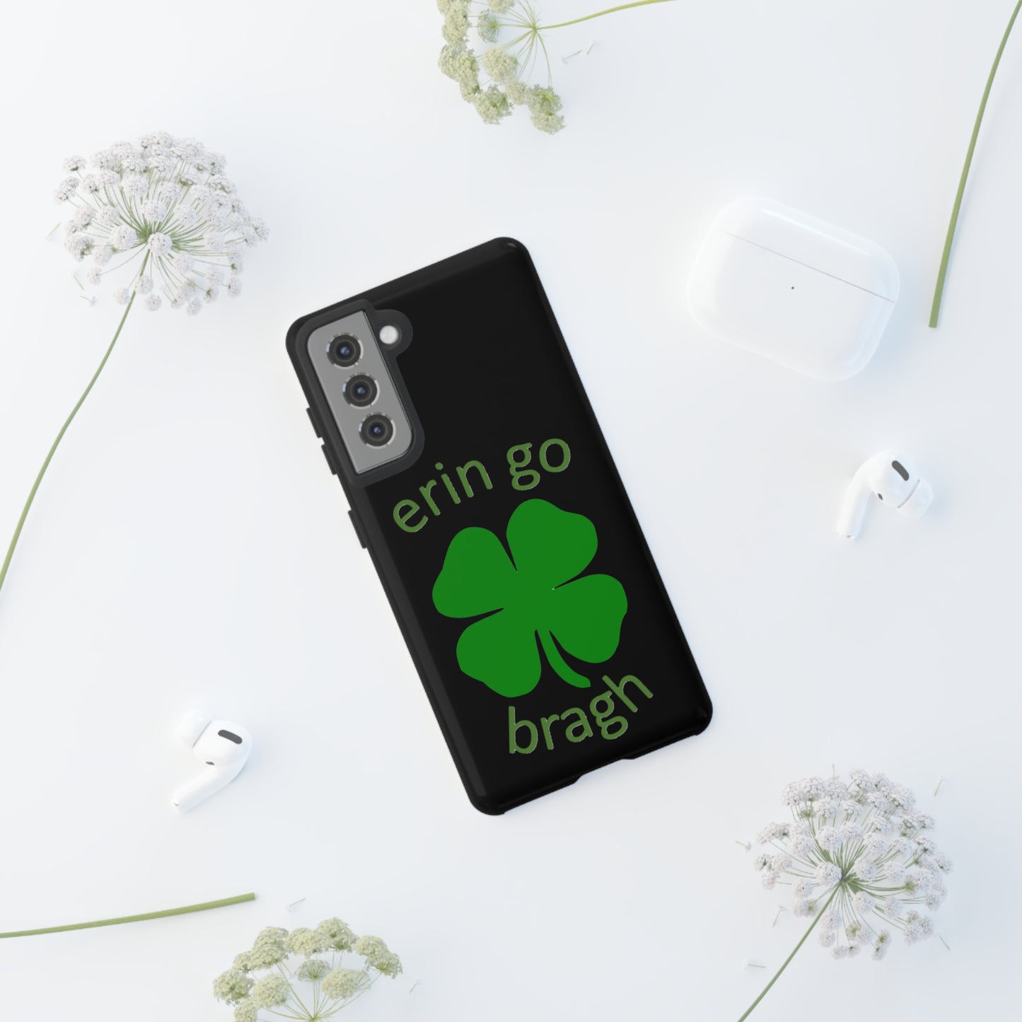 Firechick Designs "Erin go Bragh" Samsung Google iPhone Tough Cases Irish Gift