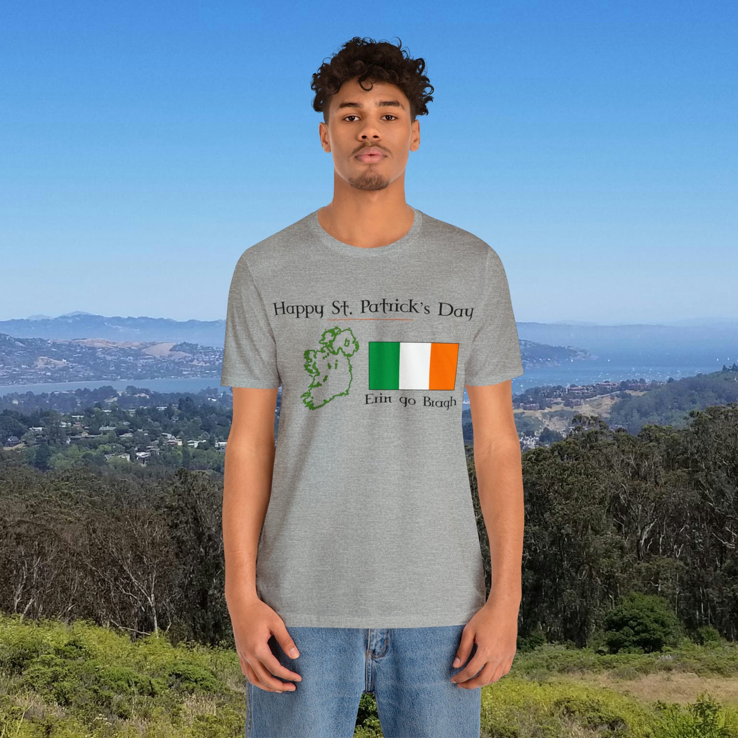 Happy St Patrick's Day Unisex Jersey Short Sleeve Tee Irish T-shirt Ireland Erin Go Bragh