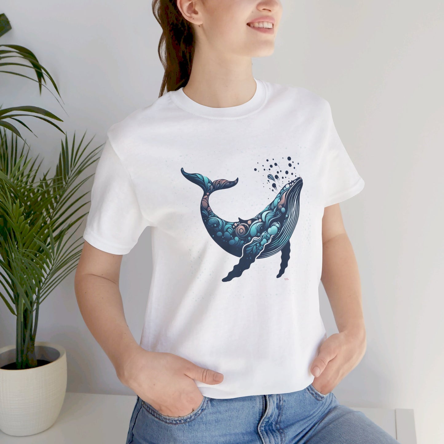 Humpback Whale Unisex Jersey Short Sleeve Tee