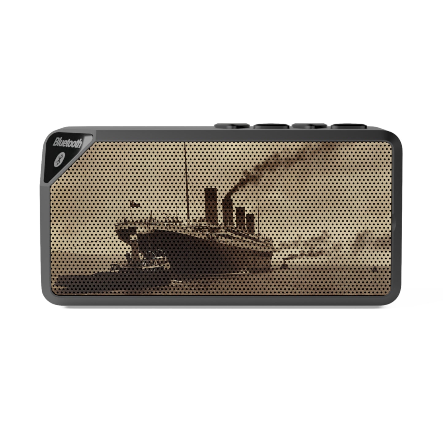 Jabba Bluetooth Speaker with Titanic Design, Watercolor or Historical Photo, 2 Variations