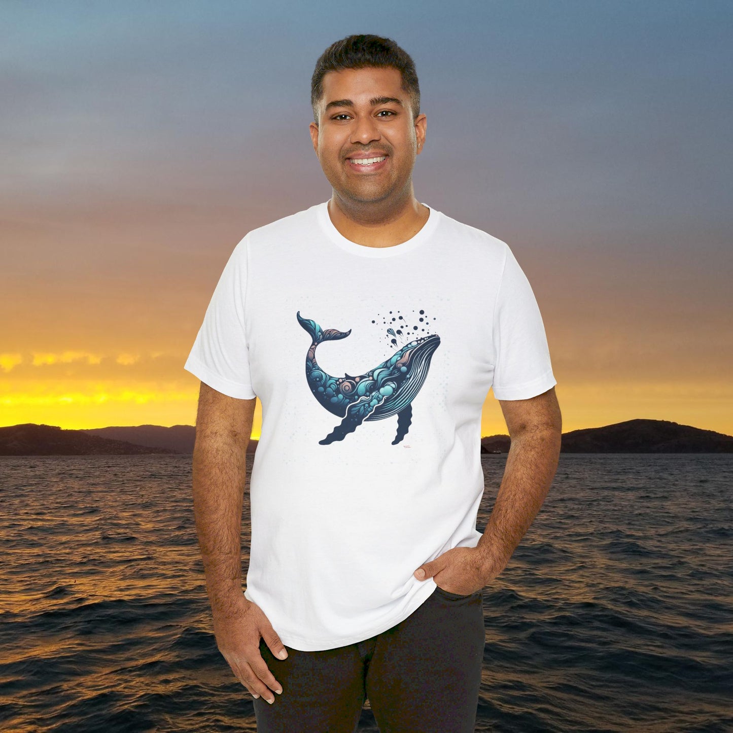 Humpback Whale Unisex Jersey Short Sleeve Tee