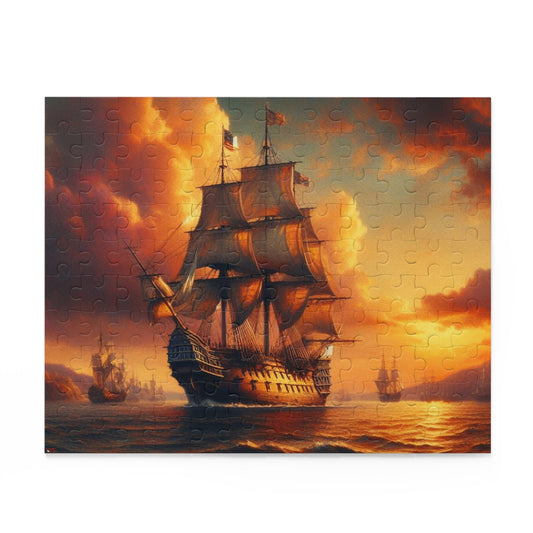 Sailing Ships Jigsaw Puzzle Set, 8-16 inches, 120 to 500 pieces, Gift-Ready Packaging