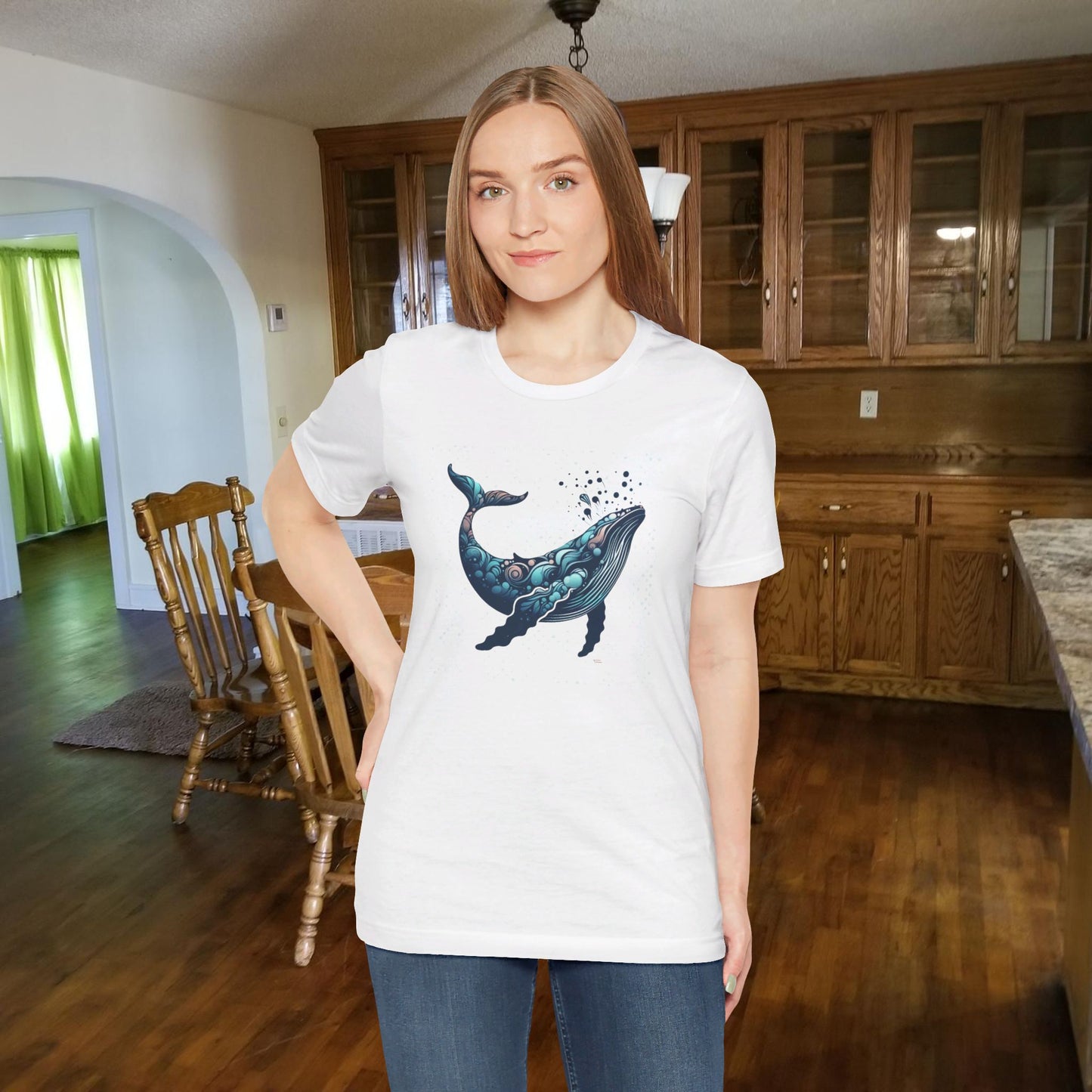 Humpback Whale Unisex Jersey Short Sleeve Tee