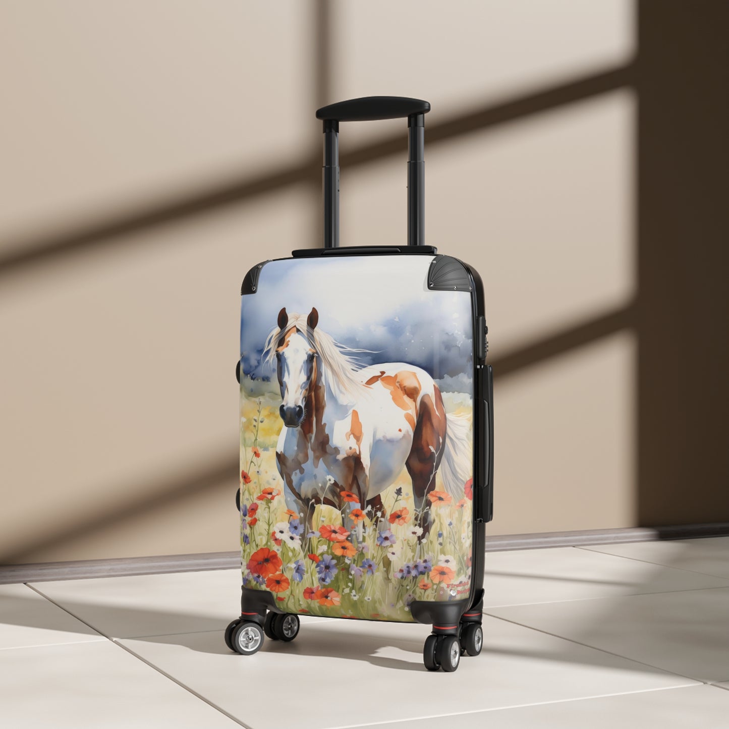 American Paint Horse Suitcase #1 | Quarter Horses Bag Duffle Travel Gear Equestrienne Jockey Cowgirl Cowboy Equine Animal Lover