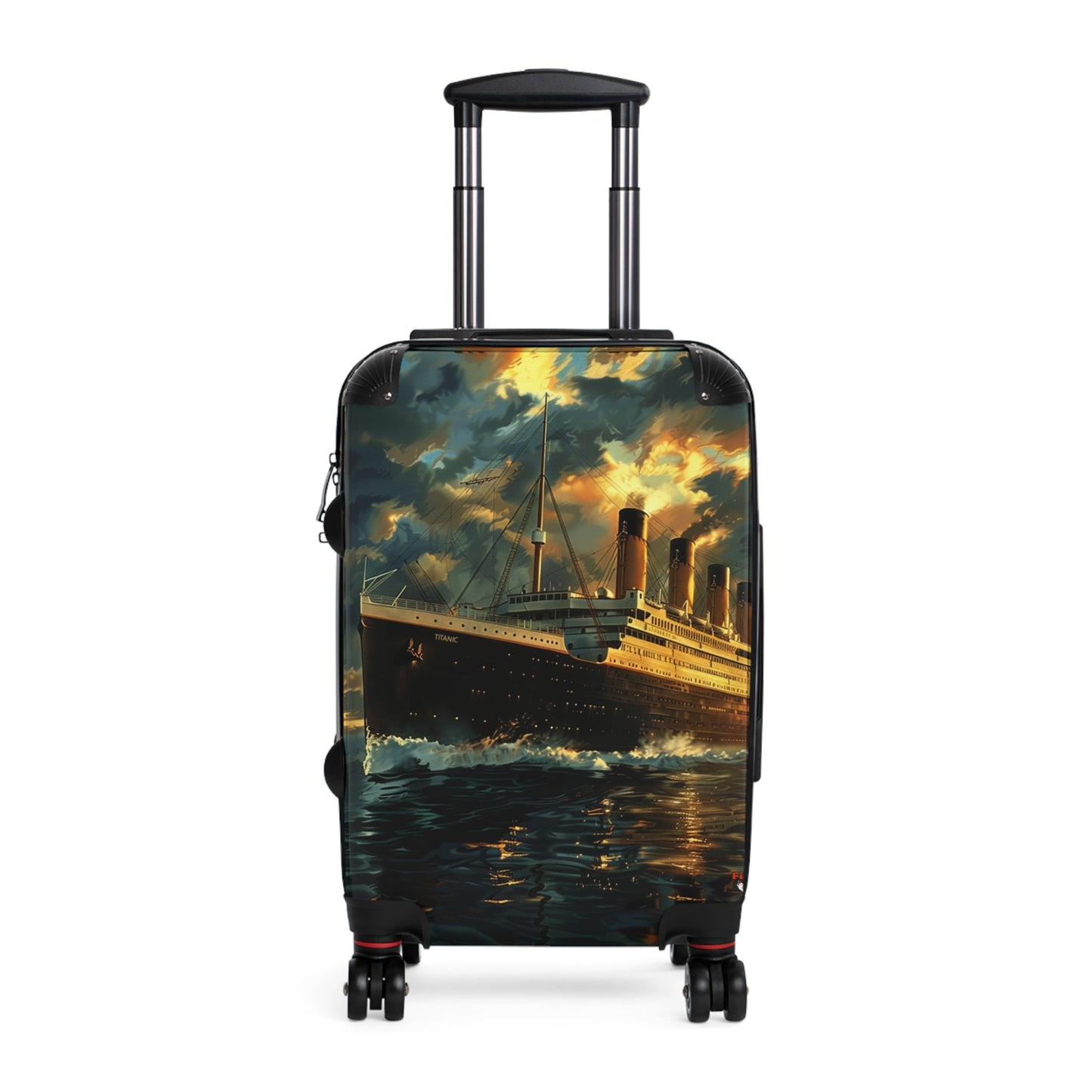 RMS Titanic Sunset Suitcase | Luggage Bag Carry-on Ocean Liner White Star Line Cunard Queen Mary Traveler Beautiful Scene