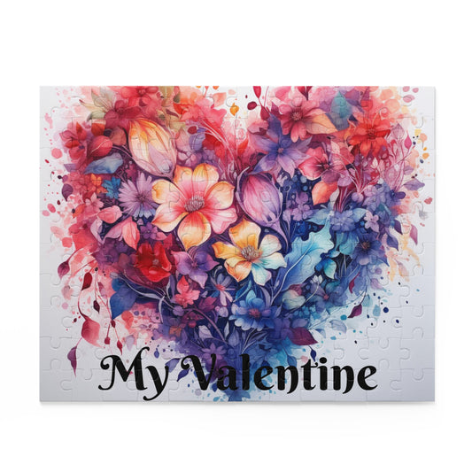 My Valentine Puzzle (120, 252, 500-Piece) Wife Girlfriend Sweetheart Love Lover Spouse Soulmate Mate February 14 Fun Games Jig Saw Challenge