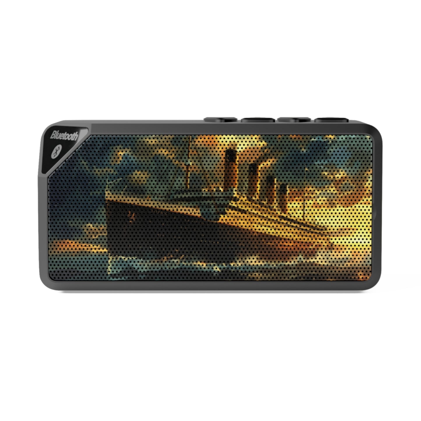 Jabba Bluetooth Speaker with Titanic Design, Watercolor or Historical Photo, 2 Variations