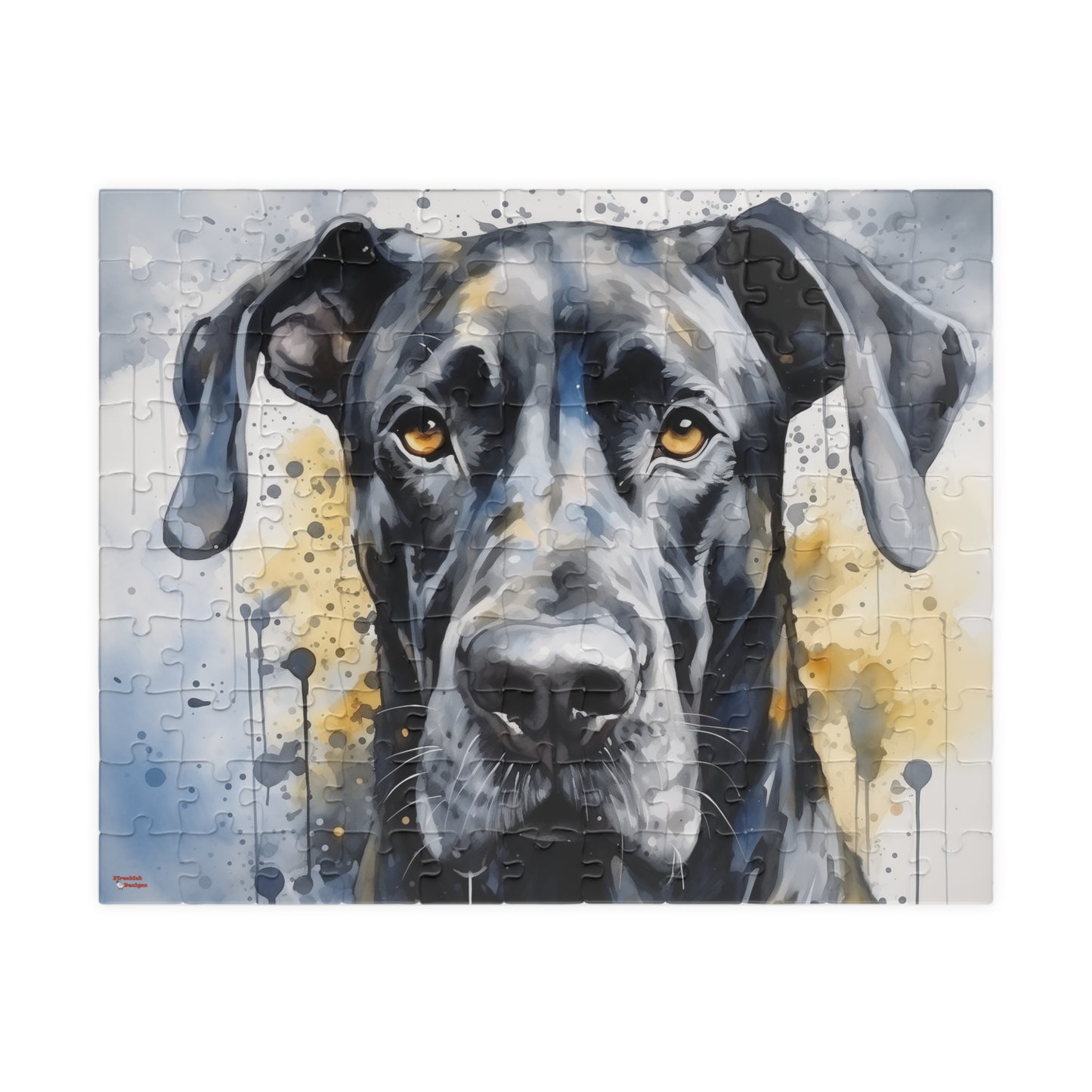 Great Dane Puzzle (110, 252, 520, 1014-piece) Family Pet German Mastiff Boarhound Gentle Giant Canine K9 Animal Lover Jig Saw 1000 piece