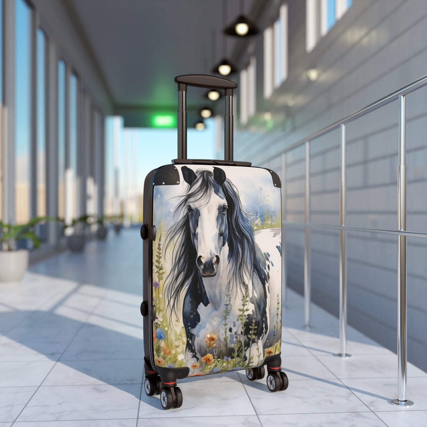 American Paint Horse Suitcase #1 | Quarter Horses Bag Duffle Travel Gear Equestrienne Jockey Cowgirl Cowboy Equine Animal Lover