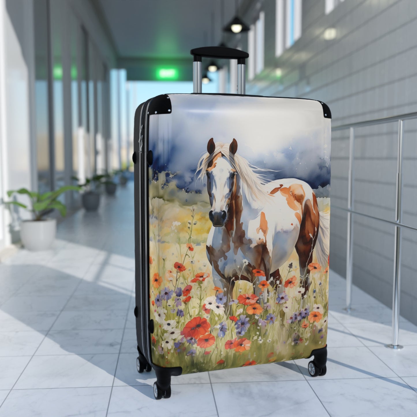 American Paint Horse Suitcase #1 | Quarter Horses Bag Duffle Travel Gear Equestrienne Jockey Cowgirl Cowboy Equine Animal Lover