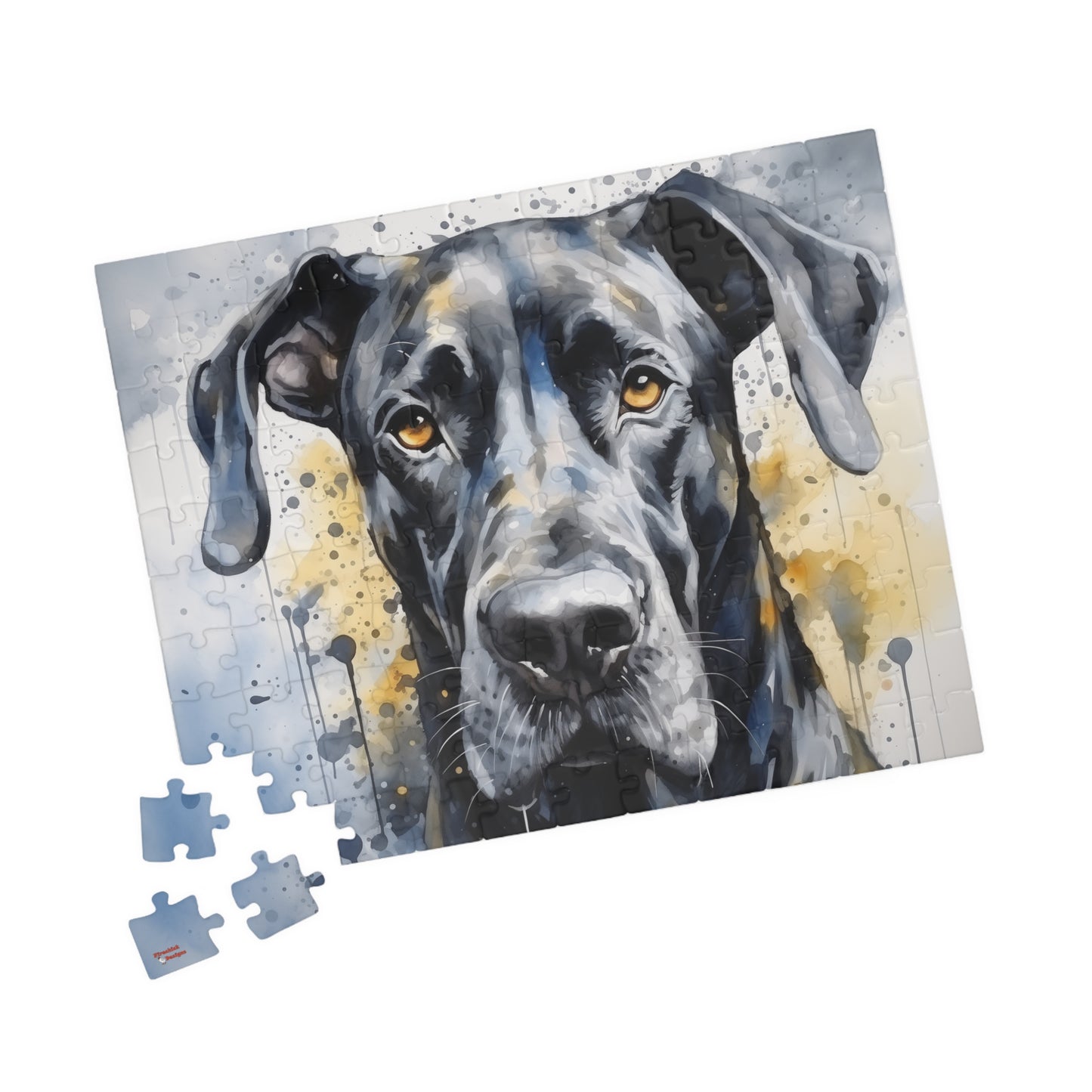 Great Dane Puzzle (110, 252, 520, 1014-piece) Family Pet German Mastiff Boarhound Gentle Giant Canine K9 Animal Lover Jig Saw 1000 piece