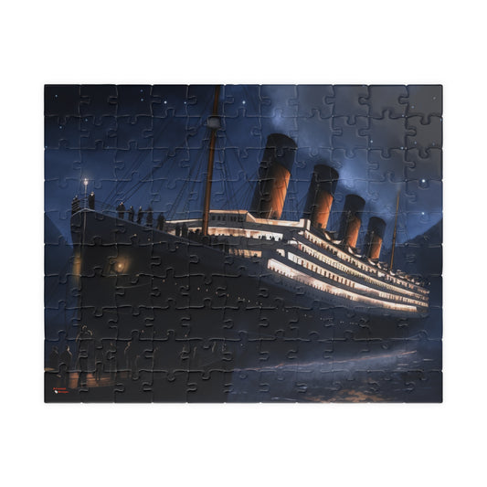 RMS Titanic Puzzle (110, 252, 500, 1014-piece) By Firechick Designs |  Jigsaw Ocean Liner Cruise Ship Vessel Boat Craft Queen Mary Elizabeth