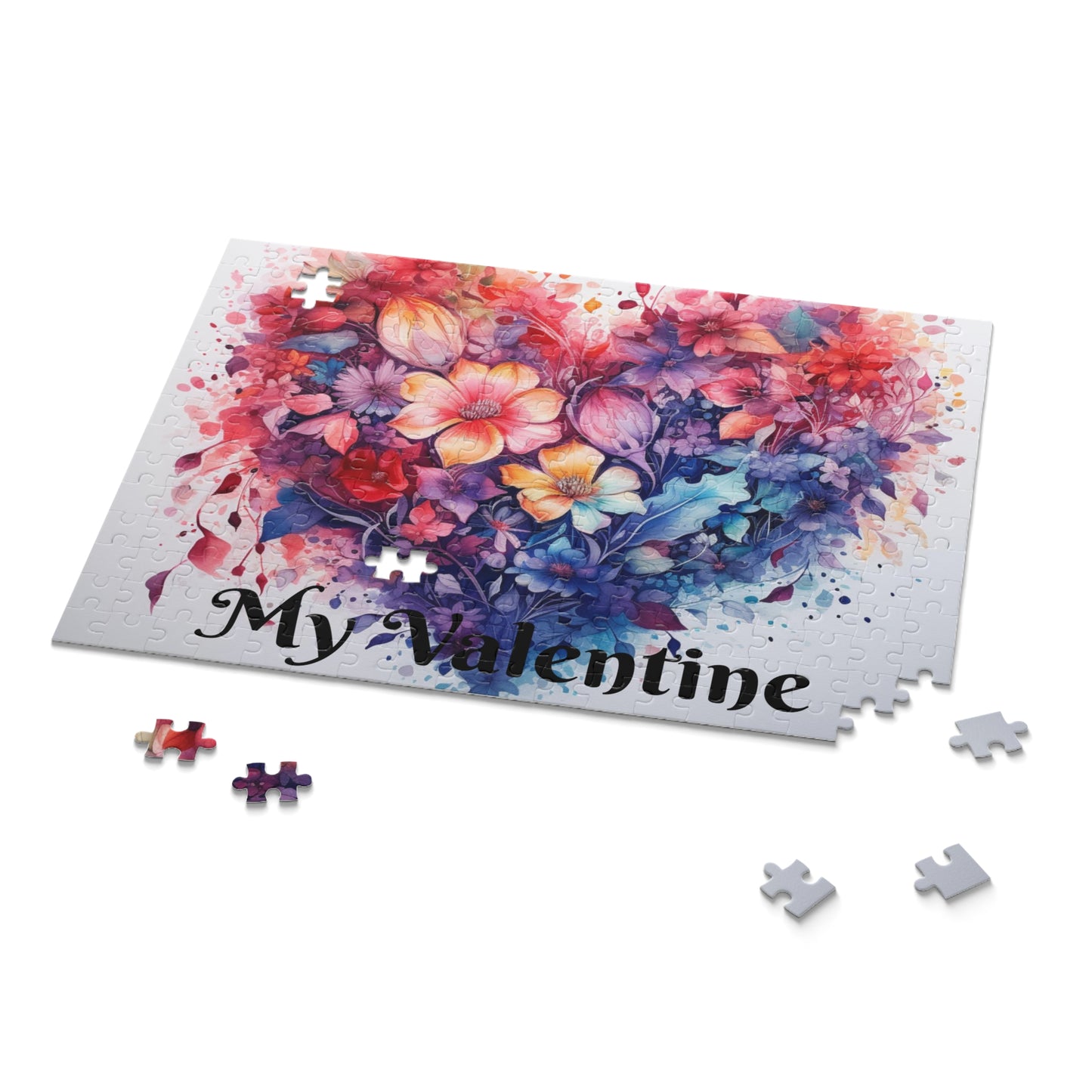 My Valentine Puzzle (120, 252, 500-Piece) Wife Girlfriend Sweetheart Love Lover Spouse Soulmate Mate February 14 Fun Games Jig Saw Challenge
