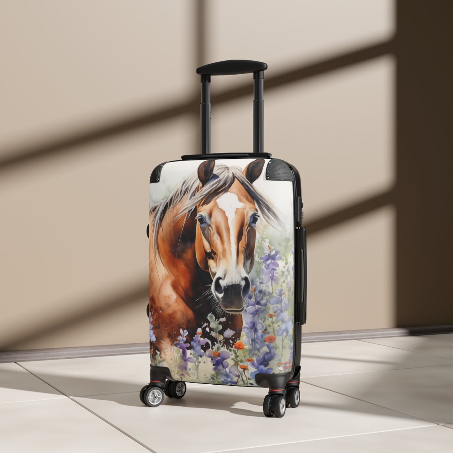 American Quarter Horse Suitcase | Quarter Horses Bag Duffle Travel Gear Equestrienne Jockey Cowgirl Cowboy Equine Animal Lover